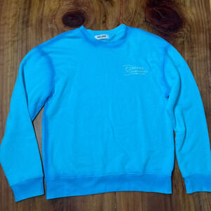 Blue & Cream Men's Sweatshirt Medium Cotton crew neck The Hamptons NYC G3-4